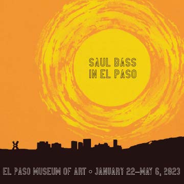 Carlos Castañeda, Saul Bass in El Paso, digital print, 11 in x 17 in, 2020. 